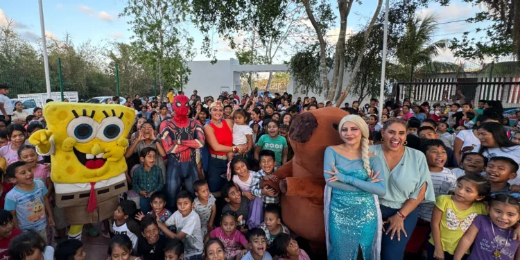 Diputada Alexa Murguía celebra con éxito el Día de las Infancias en la Zona Continental de Isla Mujeres
