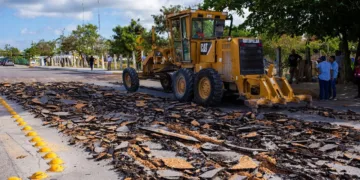 Estefanía Mercado da arranque a histórica repavimentación de la Avenida Mayapán; más de 18 MDP en inversión para beneficiar a más de 30 mil habitantes