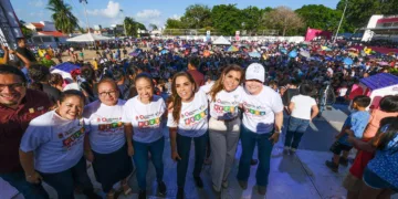 Más de 5 mil niñas y niños de Chetumal disfrutaron, con la gobernadora Mara Lezama, un alegre festival del Día de la Niña y el Niño