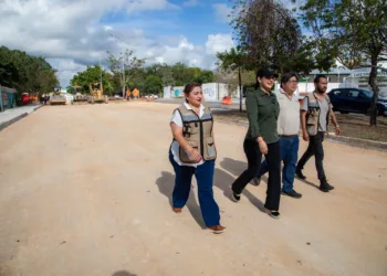 Gobierno de Estefanía Mercado avanza con fuerza en la repavimentación de Playa del Carmen; inversión histórica para transformar la movilidad y dignificar las calles