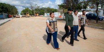 Gobierno de Estefanía Mercado avanza con fuerza en la repavimentación de Playa del Carmen; inversión histórica para transformar la movilidad y dignificar las calles