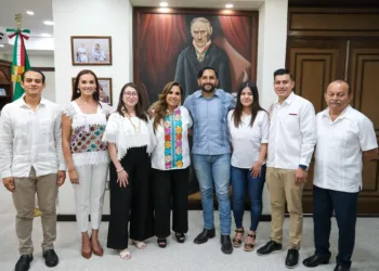 Respalda Mara Lezama la Jornada Nacional de Tequios por la Paz y Contra las Adicciones, presentada por Abraham Carro Toledo, director del IMJUVE