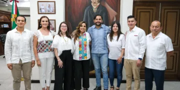 Respalda Mara Lezama la Jornada Nacional de Tequios por la Paz y Contra las Adicciones, presentada por Abraham Carro Toledo, director del IMJUVE