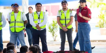Estefanía Mercado suma esfuerzos con la iniciativa privada para llevar educación vial con enfoque en derechos humanos a la niñez de Playa del Carmen