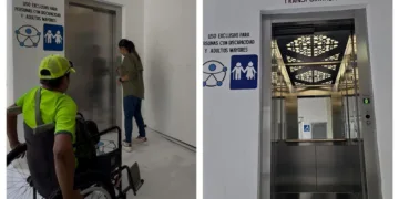 Ponen en funcionamiento nuevo elevador del Palacio Municipal de OPB