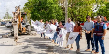 Diego Castañón Inicia Pavimentación en Colonia Ejido de Tulum: 800 Metros Lineales para 33 Mil Habitantes