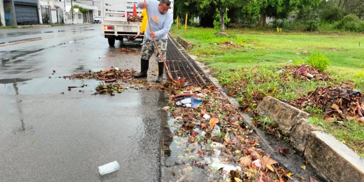 Refuerzan acciones preventivas del Operativo Tormenta en Chetumal