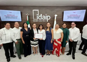 TJAAQROO recibe reconocimiento por Buenas Prácticas de Transparencia