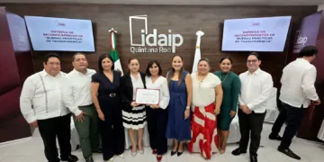 TJAAQROO recibe reconocimiento por Buenas Prácticas de Transparencia