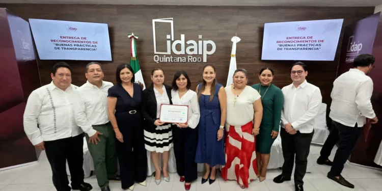 TJAAQROO recibe reconocimiento por Buenas Prácticas de Transparencia