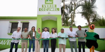 Inauguran Karen Castrejón y Renán Sánchez Tajonar la Casa Verde en Cozumel: una nueva sede para la militancia y las causas del pueblo