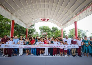 Mara Lezama entrega domo escolar en Xul-Ha tras 63 años de abandono