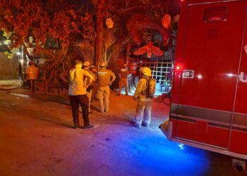 Incendio Nocturno Devasta Dos Locales en la Zona Costera de Tulum