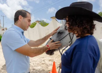 Diego Castañón Supervisa y Mejora el Centro de Equinoterapia del DIF Tulum