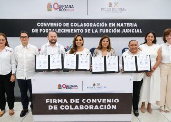 Quintana Roo, Primer Estado en Firmar Convenio con Nuevas Juezas y Jueces Electos del Poder Judicial
