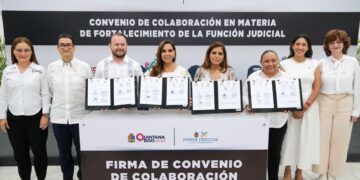 Quintana Roo, Primer Estado en Firmar Convenio con Nuevas Juezas y Jueces Electos del Poder Judicial