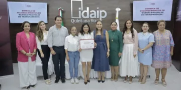 IEQROO recibe reconocimiento por buenas prácticas en Transparencia.