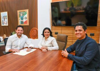 Renán Sánchez Tajonar y Blanca Merari Refuerzan la Unidad del Partido Verde en Puerto Morelos