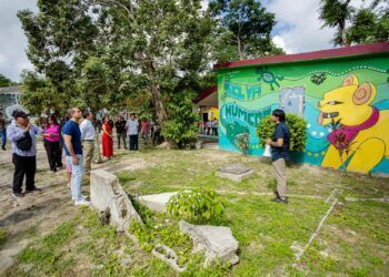 Embellecen con Murales, Biblioteca y Casa de la Cultura de Cobá como Parte del Proyecto «Sembrando Ciudades Tulum»