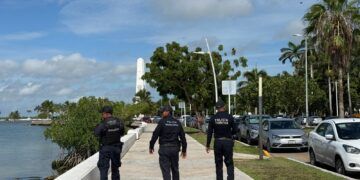 Policía de Othón P. Blanco Mantiene Recorridos de Seguridad Vacacional en Chetumal