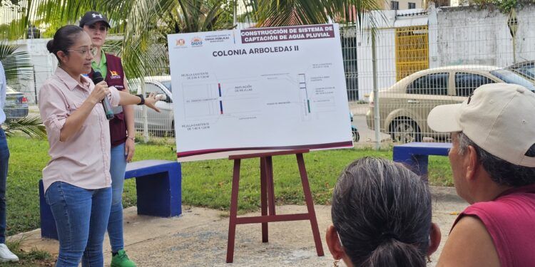 Anuncian la Construcción de un Sistema de Captación de Agua Pluvial en Chetumal