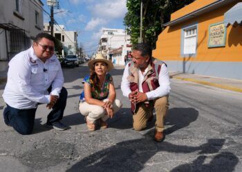 Con recursos de cruceristas, Mara Lezama arranca rehabilitación de calles en Cozumel