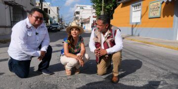 Con recursos de cruceristas, Mara Lezama arranca rehabilitación de calles en Cozumel