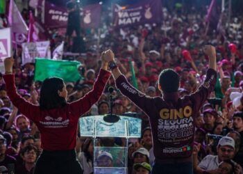 Gino Segura y Estefanía Mercado se consolidan como opciones a la gubernatura por Morena