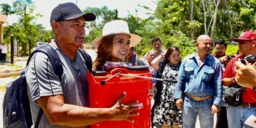 Entrega Mara Lezama histórica inversión de más de 157 millones de pesos al campo en el sur de Quintana Roo