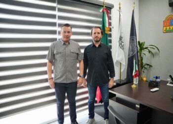 Fernando Muñoz se reúne con el titular de Seguridad Pública en Playa del Carmen