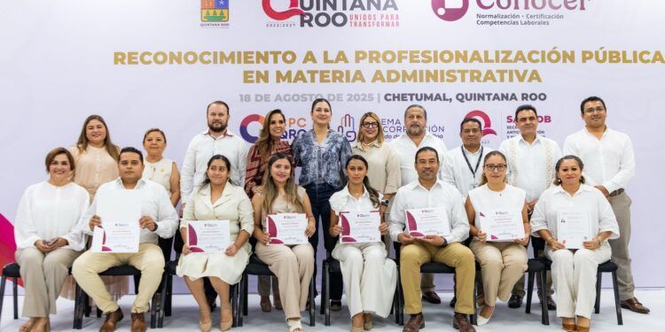 Estefanía Mercado reconoce el esfuerzo de la gobernadora en la profesionalización del servicio público