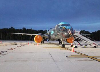 Mexicana estrenará nueva aeronave Embraer con vuelo inaugural hacia Tulum