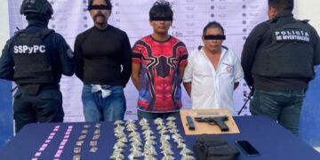 Eran presuntos narcomenudistas los detenidos en operativo en Tulum durante recorrido de Diego Castañón