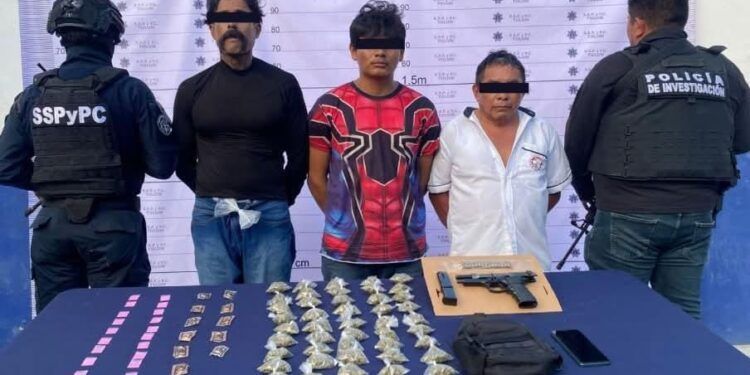 Eran presuntos narcomenudistas los detenidos en operativo en Tulum durante recorrido de Diego Castañón