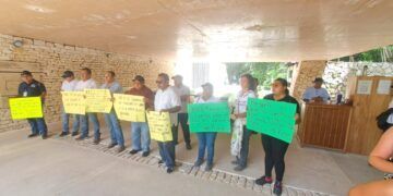 Trabajadores del INAH protestan en Tulum contra cobros indebidos en el Parque Jaguar