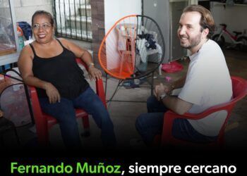 Fernando Muñoz, siempre cercano al pueblo de Playa del Carmen