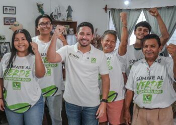 Renán Sánchez Tajonar confirma crecimiento histórico del Verde en Quintana Roo: de 11 mil a 50 mil afiliados