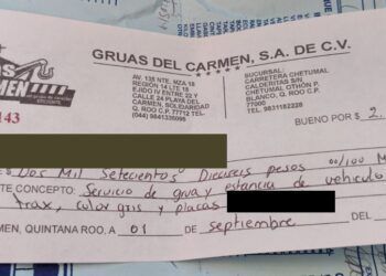 Grúas del Carmen abusa con cobros excesivos y Movilidad solo hace “su trabajo” en Chetumal