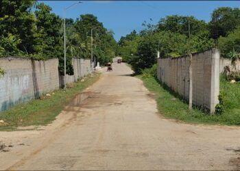 Exigen rehabilitación de la calle Cobá, acceso clave a la Universidad Intercultural Maya de Quintana Roo