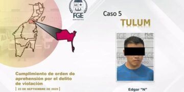 Policía de Tulum es detenido y vinculado a proceso por violación agravada contra su esposa