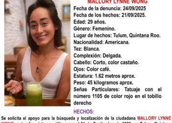Denuncian desaparición de extranjera en Tulum