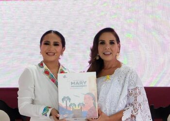 Ante Mara Lezama, la presidenta de Carrillo Puerto Mary Hernández afirma que la transformación no se detiene en la zona Maya