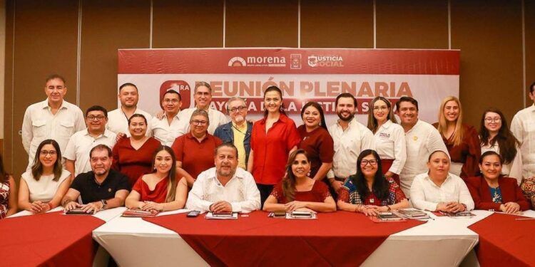 Jorge Sanén encabezó Primera Plenaria del Grupo Legislativo de Morena en Quintana Roo