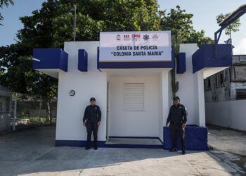 Con rescate de caseta policial, Yensunni Martínez cumple a la colonia Santa María de Chetumal