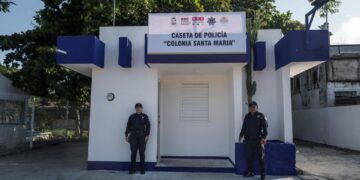 Con rescate de caseta policial, Yensunni Martínez cumple a la colonia Santa María de Chetumal