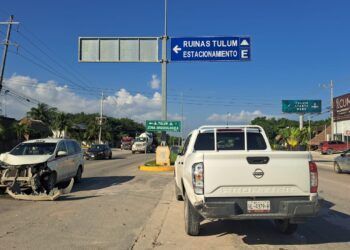 Accidente en Tulum deja lesionado a trabajador del Tren Maya