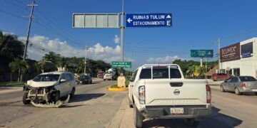 Accidente en Tulum deja lesionado a trabajador del Tren Maya