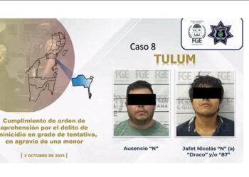 Caen los dos sicarios que intentaron ejecutar a jovencita de 15 años en Tulum