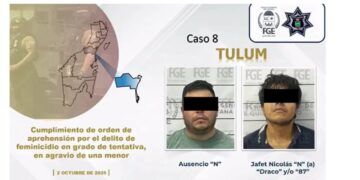 Caen los dos sicarios que intentaron ejecutar a jovencita de 15 años en Tulum