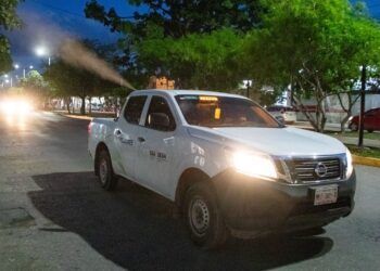 Estefanía Mercado lanza agresiva estrategia de fumigación contra el dengue en Playa del Carmen